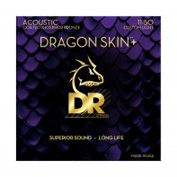 Набор струн DR Strings DRAGON SKIN+ Acoustic Phosphor Bronze - Custom Light (11-50)